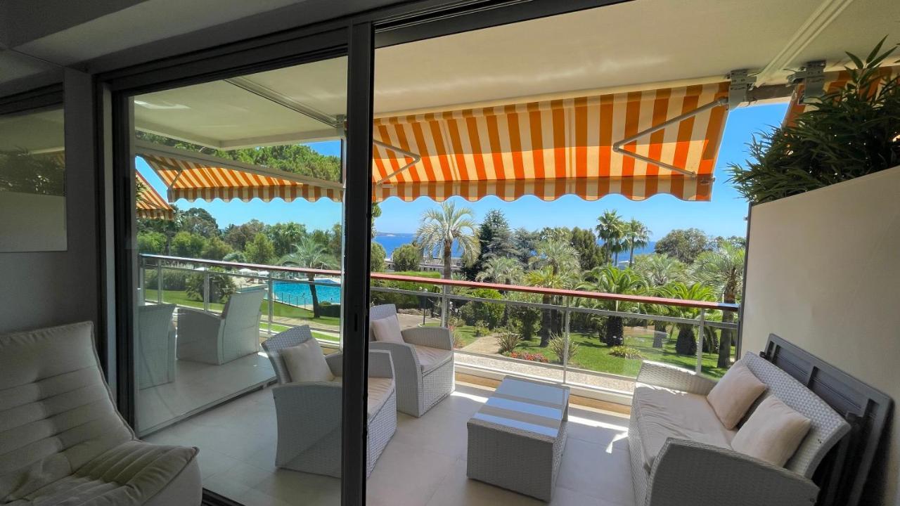 Appartement 2 Chambres Vue Mer Panoramique, Proche Croisette Cannes Vallauris Bagian luar foto