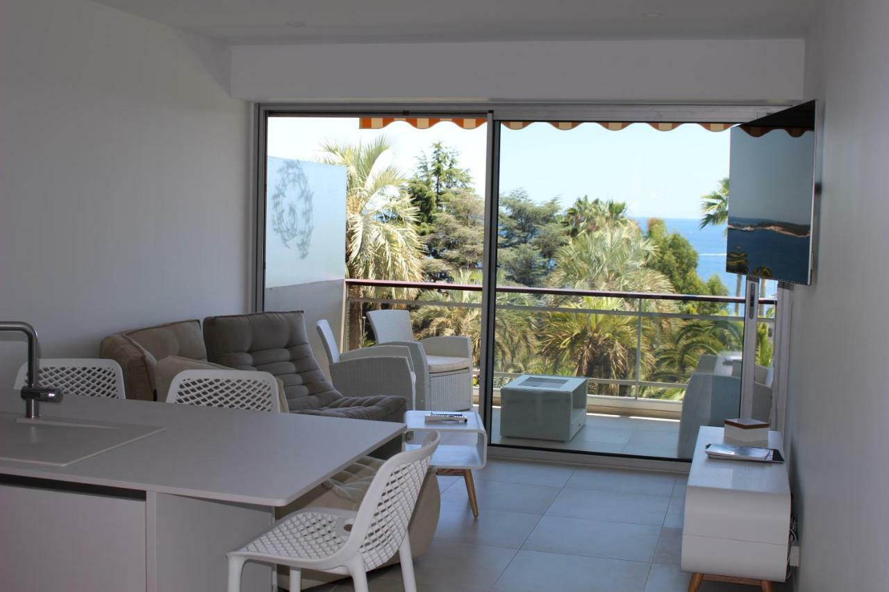 Appartement 2 Chambres Vue Mer Panoramique, Proche Croisette Cannes Vallauris Bagian luar foto